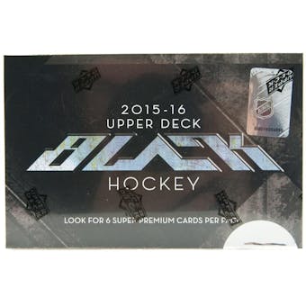 2015/16 Upper Deck Black Hockey Hobby 4-Box Case- DACW Live 30 Team Random Break #5