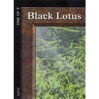 Magic the Gathering Ultra Pro Promo Black Lotus Puzzle Piece Number 1 of 9