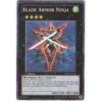 Yu-Gi-Oh Order of Chaos Single Blade Armor Ninja Super Rare