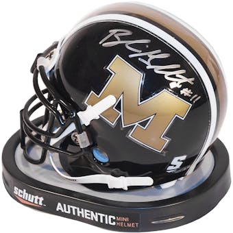 Blaine Gabbert Autographed Missouri Tigers Schutt Mini Football Helmet (Press Pass)