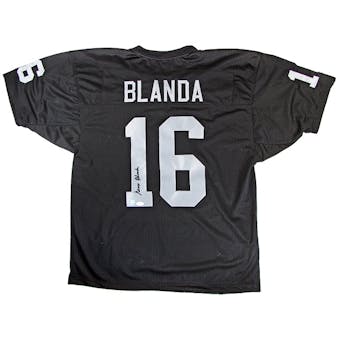 George Blanda Autographed Oakland Raiders Football Jersey (JSA COA)