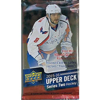 2015/16 Upper Deck Series 2 Hockey Blaster Pack (Lot of 12)