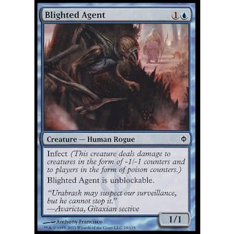 Magic the Gathering New Phyrexia Single Blighted Agent FOIL - NEAR MINT (NM)