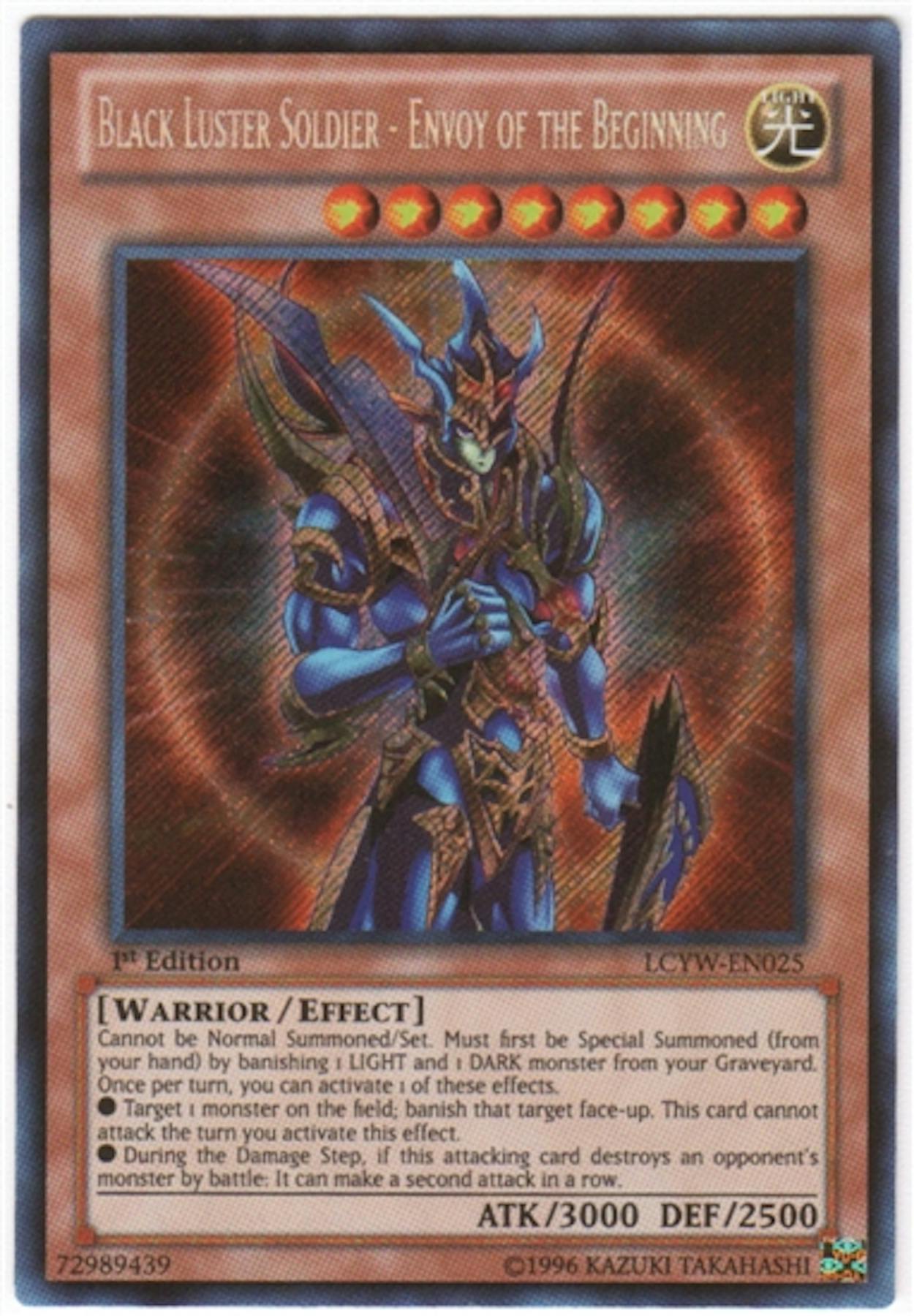 Yu Gi Oh Legendary Collection 3 Single Black Luster Soldier Envoy Of 