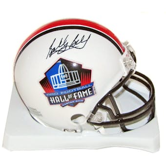 Bobby Bell Autographed Hall of Fame Mini Helmet