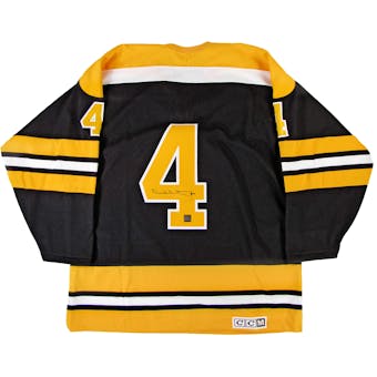 Bobby Orr Autographed Boston Bruins CCM Retro Black Jersey (GNR COA)