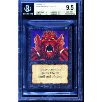 Magic the Gathering Beta Howl From Beyond BGS 9.5 (10, 9.5, 9, 9.5) GEM MINT