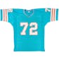 Bob Griese & Don Shula Autographed Miami Dolphins Perfect Season Football Jersey (Leaf)
