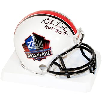 Bob Lilly Autographed Dallas Cowboys Hall of Fame Mini Helmet