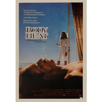 Body Heat 27x40 Movie Poster Autographed by Kathleen Turner JSA