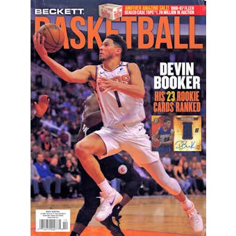 2020 Beckett Basketball Monthly Price Guide (#337 October) (Devin Booker)