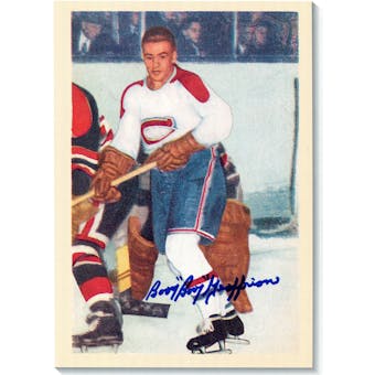 Boom Boom Geoffrion Autographed Montreal Canadiens 8x11 Print (DACW COA)
