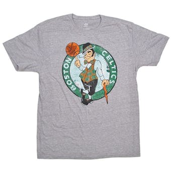 Boston Celtics Gray Adidas Big Logo Tri-Blend T-Shirt (Adult XXL)