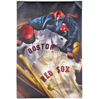 Boston Red Sox Artissimo Vintage Collage 24x36 Canvas