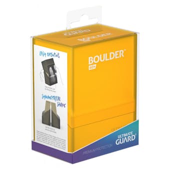 Ultimate Guard Boulder 60+ Deck Box - Amber