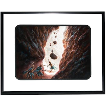 Magic the Gathering Original Artwork "Boulderfall" By Artist Ralph Horsley