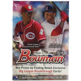 2018 Bowman Baseball 8-Pack Blaster Box (Reed Buy)