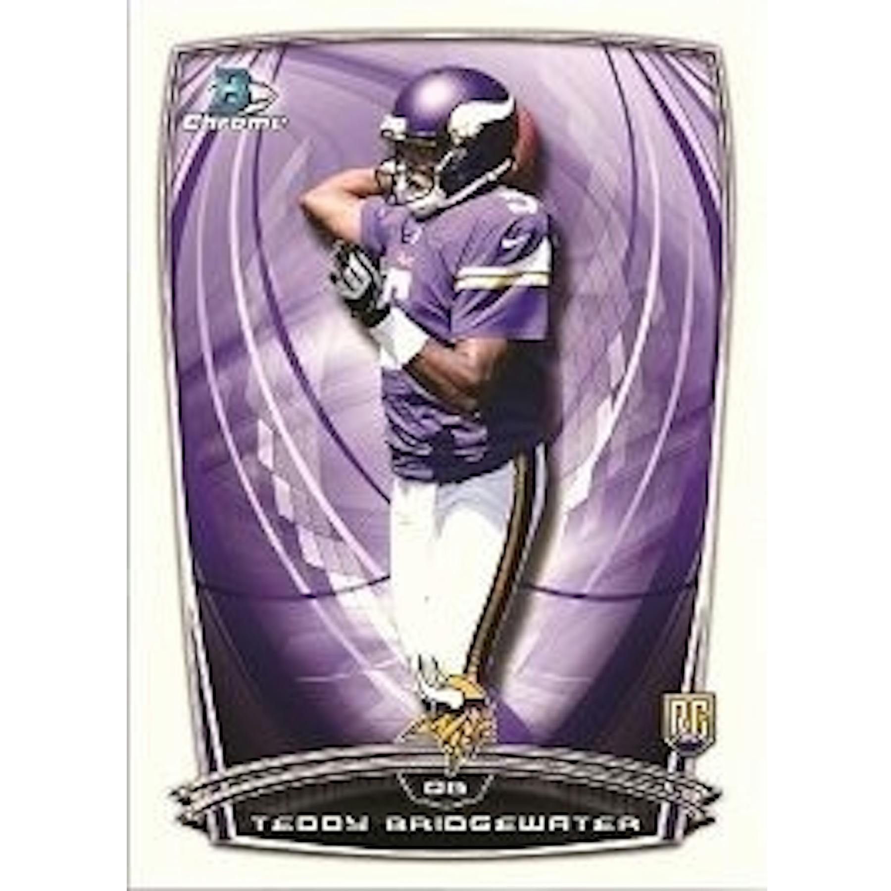 2014 Bowman Chrome Football Hobby Box Da Card World