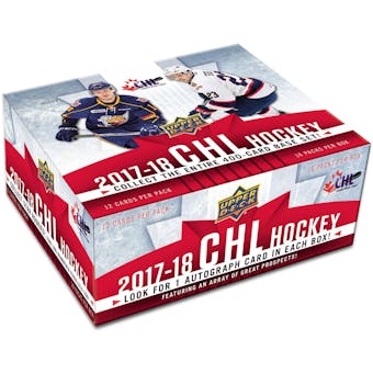 2017/18 Upper Deck CHL Prospects Hockey Hobby Box