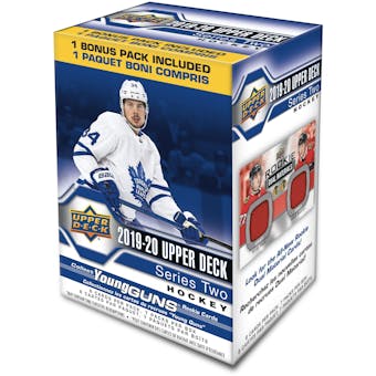 2019/20 Upper Deck Series 2 Hockey 7-Pack Blaster 20-Box Case