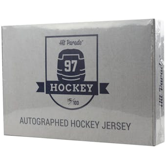2017/18 Hit Parade Autographed Hockey Jersey Hobby Box - Series 31 - Alexander Ovechkin & Nikita Kucherov