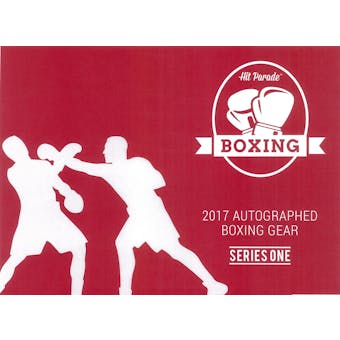 2017 Hit Parade Autographed Boxing Gear Hobby Box - Series #1 Mike Tyson &  Evander Holyfield Dual Signed!