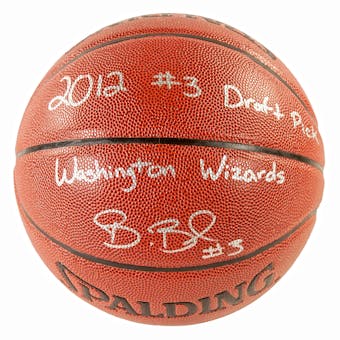 Bradley Beal Autographed Spalding Basketball w/Inscription (PSA)