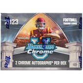2023 Bowman University Chrome Football Breakers Delight Box