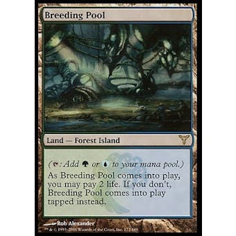 Magic the Gathering Dissension Single Breeding Pool FOIL - MODERATE PLAY
