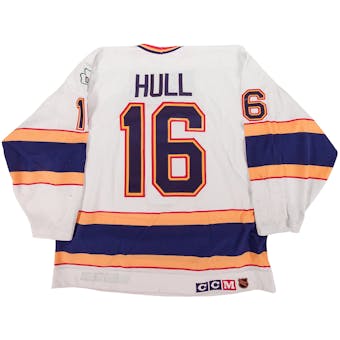 Brett Hull Game Worn St. Louis Blues Jersey from 1989-90 Season Hockey Hall of Fame COA