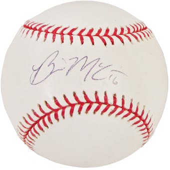 Brian McCann Autographed New York Yankees Official MLB Baseball (JSA COA)