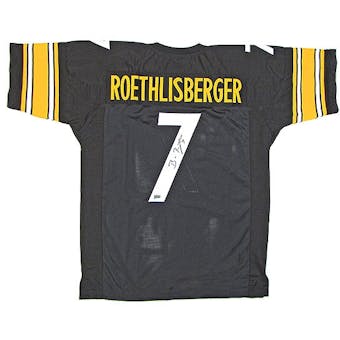 Ben Roethlisberger Autographed Pittsburgh Steelers Black Jersey
