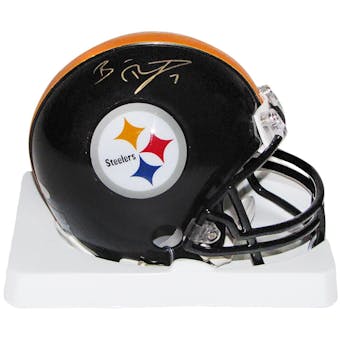 Ben Roethlisberger Autographed Pittsburgh Steelers Mini Helmet (Steiner & NFL)