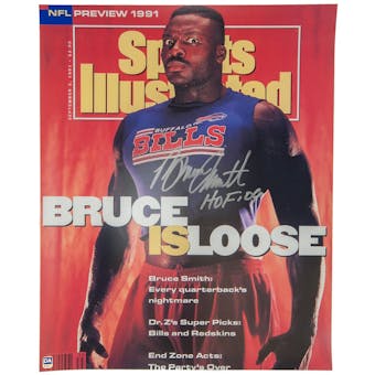 Bruce Smith Autographed Buffalo Bills 16x20 Cover Photo