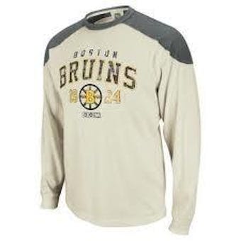 Boston Bruins Reebok Team Classics Applique Long Sleeve T-Shirt (Adult XL)