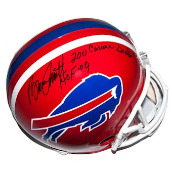 Bruce Smith Autographed Buffalo Bills Football Full Size Helmet 200 Career Sacks!