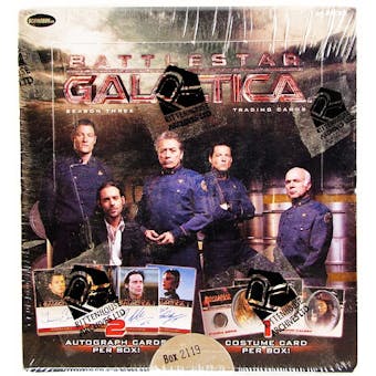 Battlestar Galactica Season 3 Trading Cards Box (Rittenhouse 2008)