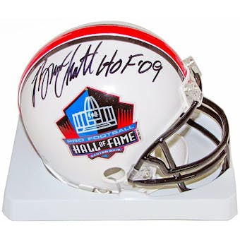 Bruce Smith Autographed Buffalo Bills Hall of Fame Mini Helmet with HOF 09