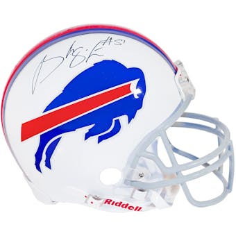 Brandon Spikes Autographed Buffalo Bills Authentic Full-Size Football Helmet