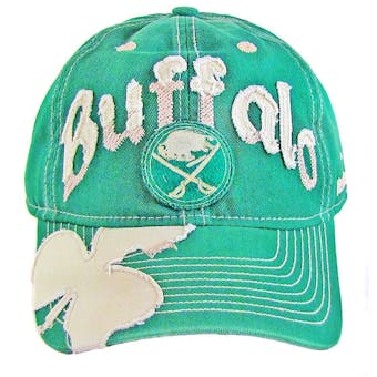 Buffalo Sabres Reebok St. Patrick's Day Clover Adjustable Slouch Hat (One Size Fits All)