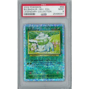 Pokemon Legendary Collection Reverse Foil Bulbasaur 68/110 PSA 9