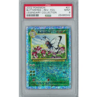 Pokemon Legendary Collection Reverse Foil Butterfree 21/110 PSA 9