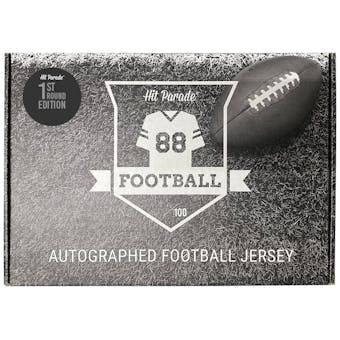2021 Hit Parade Autographed 1st ROUND EDITION Football Jersey - Series 4 - Hobby 10 Box Case - Mahomes!!