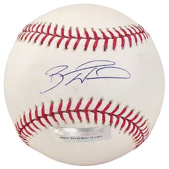Brandon Wood Autographed Baseball (Mint) (DACW COA)