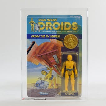 Star Wars C-3PO Droids TV Series AFA 85 Y-NM+ *17453111* C85 B85 F90 - Unpunched