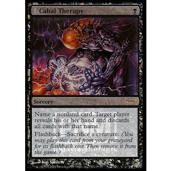 Magic the Gathering Promo Single Cabal Therapy FNM FOIL 4X PLAYSET - SLIGHT PLAY (SP)