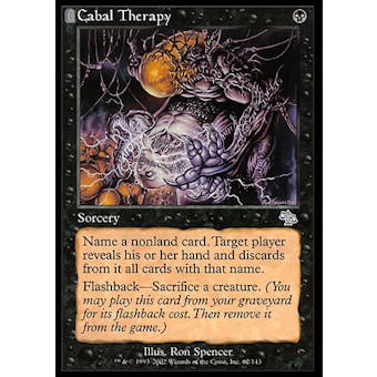 Magic the Gathering Judgment Single Cabal Therapy - MODERATE PLAY (MP)