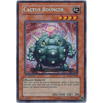 Yu-Gi-Oh Absolute Powerforce Single Cactus Bouncer Secret Rare - SLIGHT PLAY (SP)