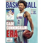 2021 Beckett Basketball Monthly Price Guide (#349 October) (Cade Cunningham)