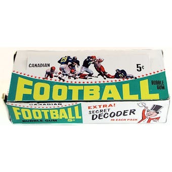 1964 Topps / O-Pee-Chee CFL Football Wax Box